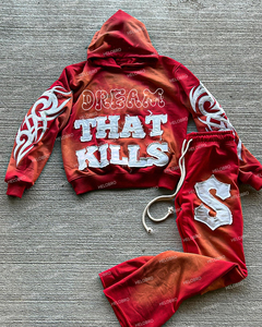 Vente en gros de sweats à capuche coréens de haute qualité lavés à l'acide pour femmes vêtements d'hiver en coton de haute qualité pour commandes personnalisées - Product Image 5