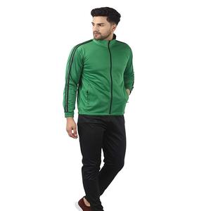 Conjunto de dos piezas de chándal moderno para hombre con chaqueta ligera y pantalones para correr diseñados para entrenamiento y ropa de calle - Product Image 2