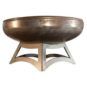 <b>Space</b> <b>saving</b> stackable metal fire pit with detachable components making it easy to store when not in use outdoors - Product Image 1