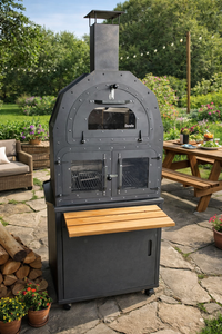 เตาอบสวนและเตาบาร์บีคิว DORELLO รุ่นโมเดิร์น ทำจากโลหะและไม้ พร้อมรีโมทคอนโทรล และดีไซน์รักษ์โลก - Product Image 5