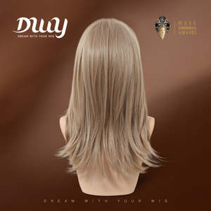 Isolde Lace Front Free Part Synthetic <b>Wig</b> 13x4 Mid-Length Straight Blonde Glueless for Ladies High Quality DWY NEW DWY <b>Wig</b> - Product Image 3