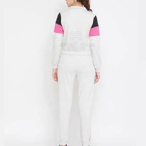 Dernière conception OEM Survêtements d'hiver pour femmes Solide Décontracté 2 pièces Long Ensemble Respirant Coton Écologique Vente à Chaud - Product Image 2