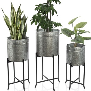 Garden Winds Oblong Planter Galvanized Metal Planters & Cast Iron Tubs oval shape best selling modern galvanized planters - Product Image 5