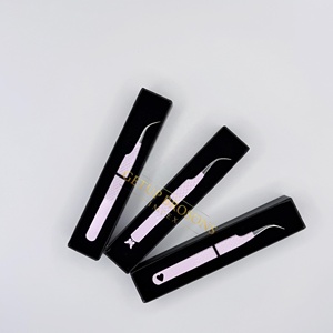 Pinzas para Pestañas GETUP BROSONS IMPEX, Diseño con Recubrimiento de Papel, Punta Suave de Acero Inoxidable, Precisión Antiestática - Product Image 6