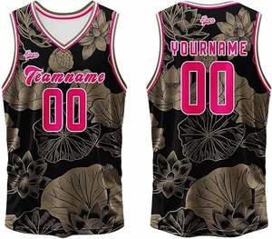 Camisetas de baloncesto Premium de alta calidad para deporte con número de nombre personalizado y diseño de sublimación de logotipo impreso en la camiseta - Product Image 2