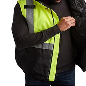 Combinaison de sécurité réfléchissante avec réflecteur T-shirt numérique personnalisé Impression veste orange haute visibilité - Product Image 4