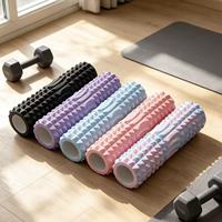 Rodillo de Espuma Resistente para Pilates, Rodillo de Espuma para Ejercicios en Casa, Recuperación Muscular, Estiramiento y Terapia