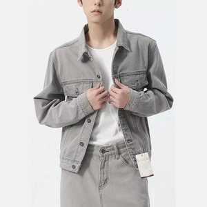 Chaqueta vaquera acogedora con adornos de piel para mujer 2025 para Otoño Invierno estilo desgastado acentos de encaje de cristal relleno de algodón procesado crudo - Product Image 3