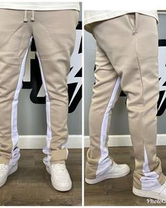 2026 Winter Men's High Quality Lightweight Breathable Quick Dry Sweatpants Casual Flared <b>Stacked</b> <b>Jogger</b> Pants Mid Waist - Product Image 2