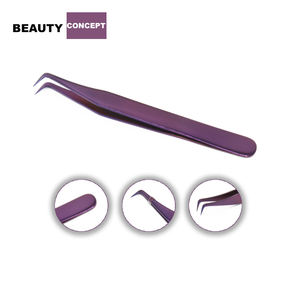 Pincettes d'extension de cils naturels isolants en acier inoxydable de haute qualité fabriquées sur mesure et écologiques avec pointe pointue - Product Image 6