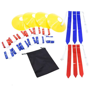 Youth Triple Flag Football Belt Set and Training Cones Flag Football Tag Belt Set Football Equipment <b>Game</b> <b>Accessories</b> - Product Image 5