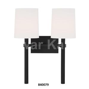 Bougeoirs en verre photophore avec support en fer noir pour la décoration de la maison - Product Image 3