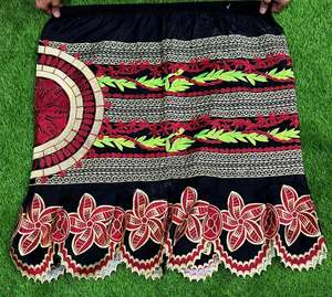 High Quality Customized <b>Pacific</b> Island Embroidered Skirt Hawaiian Polynesian Flower Pattern High Quality Skirts - Product Image 2