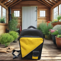 Sac à dos de rangement pour outils en nylon robuste à 26 poches avec fermeture éclair, capacité de 20 L et design confortable pour un transport facile