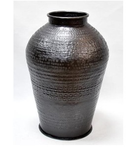 Juego de 2 jarrones de metal decorativos para el hogar, candelabros de diferentes formas, linternas y tarros de velas - Product Image 2