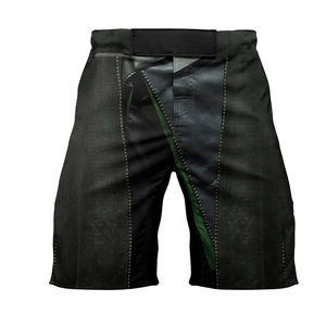 Shorts de MMA en gros OEM, simples, athlétiques, extensibles, en polyester et élasthanne, respirants, confortables, pour l'entraînement - Product Image 1