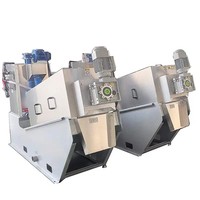 Pompe à vis pour déshydratation des boues d'élevage laitier ANTLETS, moteur, engrenage, roulement, PLC, garantie 1 an pour le traitement des eaux usées