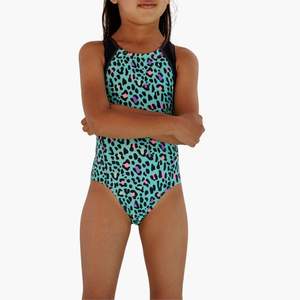 Custom Wholesale New Design Breathable Children Swimwear Kids Girls Custom Color Swimming Suits for Kids Children - Product Image 1