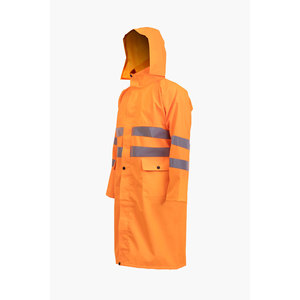 Waterproof Reflective Hooded Windproof <b>Long</b> <b>Raincoat</b> XL Size Lightweight and Durable for Rain Protection - Product Image 6