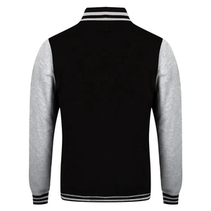 Veste universitaire d'hiver pour hommes de haute qualité respirante grande taille Letterman toile laine véritable coupe-vent écologique - Product Image 5