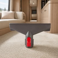Tête de brosse à rouleaux souple V8 de qualité aéronautique pour cabines de jets privés - Accessoire professionnel d'entretien intérieur d'avions