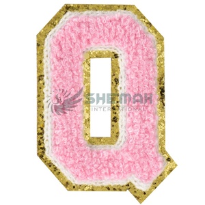 Nouveau Design broderie Chenille patchs transfert de chaleur imprimé sur vos vêtements vente chaude nouvelle arrivée Chenille broderie Patch - Product Image 1