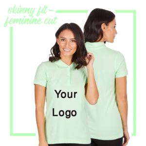 เสื้อยืดโปโลแฟชั่นของผู้หญิง100% ผ้าฝ้ายถักแขนสั้นลำลองโลโก้ออกแบบได้ตามต้องการราคาโรงงานโดยตรง - Product Image 2