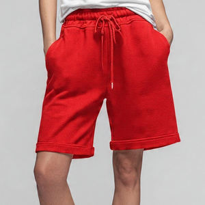 Shorts de sport pour femmes en molleton d'été, taille haute, respirants, chauds, pour la course à pied, la salle de sport, le fitness - Product Image 1