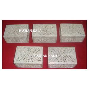 Boîtes à bijoux en pierre ollaire naturelle rectangulaires pour cadeaux d'affaires et décoration intérieure Grossiste et fabricant - Product Image 1