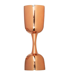 Nueva Llegada Cobre Jigger Cóctel Medición Mejor Calidad Estilo Doble Cara Oro Pulido Jigger Vidrio Precio Más Bajo - Product Image 1