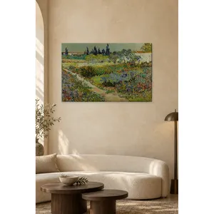 Impression sur toile Fida Van Gogh Jardin fleuri à Arles - Product Image 3