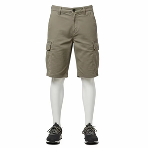 Short cargo à séchage rapide tissu en toile Durable respirant léger multi-poches pour la randonnée en plein air travail tenue décontracté hommes - Product Image 1