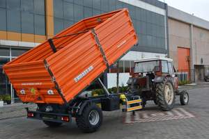 Remorque à benne basculante pour tracteur de haute qualité, 40 tonnes, quatre roues, système de levage hydraulique, haute sécurité, composants du moteur, 5 ans de garantie, usage agricole - Product Image 3