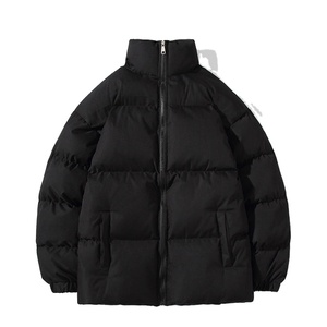 Men Winter Casual Stand Collar <b>Plus</b> <b>Size</b> <b>Waterproof</b> Zipper Knitted Puffer <b>Jackets</b> Wool Liner OEM Customization Manufacturer 2026 - Product Image 2