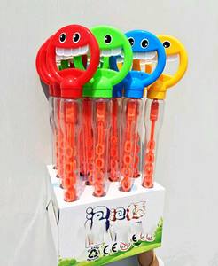 Nouveau cinq griffes 32 trous jouet à bulles visage souriant bâton à bulles avec solution de recharge baguettes à bulles en vrac pour enfants en plein air jouet d'été - Product Image 6