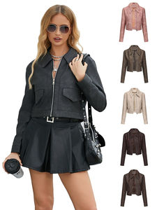 Custom Made OEM <b>Women</b> <b>Leather</b> <b>Jacket</b> <b>Real</b> Cowhide Motorcycle Style Slim Fit Outerwear Factory Direct Price - Product Image 6