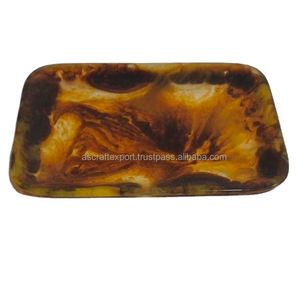 Plato de Servir de Resina Epoxi de Diseño Estándar para Cocina, Nuevo Diseño, Plato de Resina para Servir, Hecho a Mano, Vajilla para el Hogar y el Jardín - Product Image 1