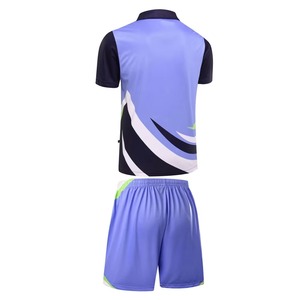 Prix de gros Uniforme de ping-pong respirant à séchage rapide Uniforme de ping-pong de couleur unie imprimé de logo personnalisé de haute qualité - Product Image 6