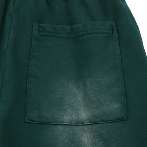 กางเกงวอร์มผู้ชายพิมพ์โลโก้ตามสั่ง สีซีดแบบซันเฟด กางเกงลำลองสำหรับออกกำลังกาย เอวสูง มีกระเป๋า - Product Image 4