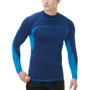 Factory Direct Sale <b>Men's</b> Rash Guard-100% Cotton Quick Dry & Breathable Long Sleeve Custom Sizes & Colors Reasonable Prices - Product Image 4