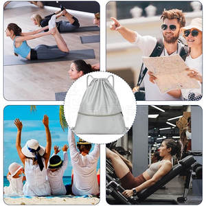 Premium Quality Lightweight Drawstring <b>Bags</b> New Style Fashionable Foldable Design Polyester Factory Direct Sale Waterproof - Product Image 6