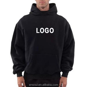 เสื้อกันหนาวมีฮู้ดของผู้ชายผ้าฝ้าย100% เย็นปรับแต่งได้สีดำ XS 6XL-for ฤดูหนาว - Product Image 6