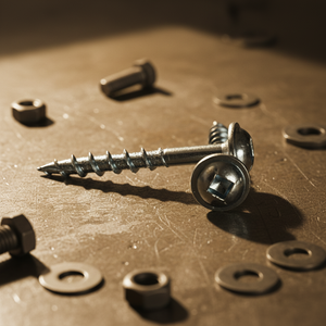 Tornillo Autorroscante para Madera y Plástico, Cabeza Pan, Acero al Carbono, Métrico, Recubrimiento de Níquel/Zinc, Resistente, Phillips, Pulgadas/Métrico - Product Image 1