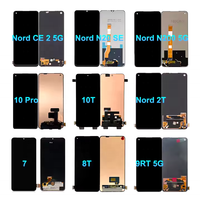 Écran tactile LCD d'origine OnePlus 6T/7/8/9 Pro/10R/Nord CE 2/N10 5G avec cadre, assemblage de haute qualité, garantie 1 an