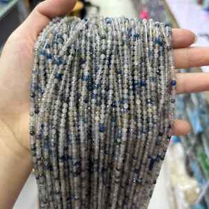 Charme Rare Naturel K2 Perles Rondes À Facettes Gemme Un Choix Premium Magnifique Pour La Fabrication De Bijoux Classique Et Expansive - Product Image 5