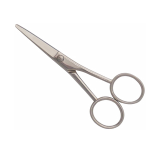 High Quality Dall Finish <b>Beard</b> Hair Cutting <b>Scissors</b> Sand Finish Metal Steel Mustache <b>Scissor</b> Razor Edge Sharp <b>Scissor</b> For Salon - Product Image 1