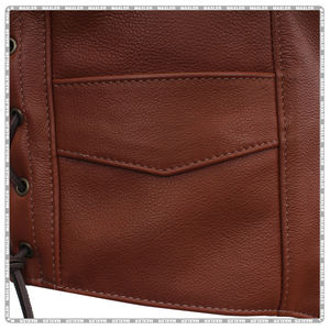 Gilet en cuir personnalisé pour hommes et femmes, protection à haute durabilité, design élégant et confortable, protection à haute durabilité - Product Image 5