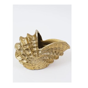 แจกันโลหะสไตล์โบราณสีทองที่ใส่ดอกไม้ตกแต่งเหนือกาลเวลาเหมาะสำหรับห้องนั่งเล่นโต๊ะรับประทานอาหารและกิจกรรมศูนย์กลาง - Product Image 1