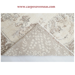 El último diseño de alfombra Oushak de lujo hecho a mano lana silenciada tamaño grande lavable y resistente a las manchas alfombras y juegos - Product Image 3