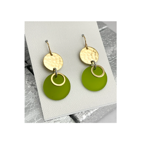 2025 Louisiana Us State <b>Brass</b> Jewelry WINDOW Earrings Made of <b>Sheet</b> Rectangle premium floral earrings for party wear women - Product Image 3